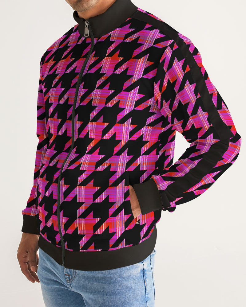 Agent Houndstooth Stripe Track Jacket – Alias Unknown