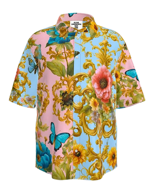 Baroque Bliss Button Up Shirt