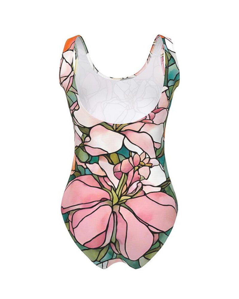 Take the plunge in our One Piece swimsuit. Crafted from slinky matte lycra and lined with soft fine mesh, this piece feels as fabulous as it looks. The firm, medium-weight fabric offers supportive, figure-hugging wear with four-way stretch and an almost completely opaque finish. This sun-protective swimsuit features a classic cut with two shoulder straps, a mid-back swoop, and leg cutouts, making it perfect for those who want to enjoy the warm weather in style.