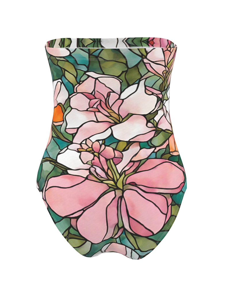 Embrace your inner beach goddess and make a fashion statement with our Strapless Swimsuit. Whether you're lounging at a tropical destination or enjoying a local poolside retreat, this swimsuit is sure to make you feel confident, vibrant, and ready to make a splash.&nbsp;