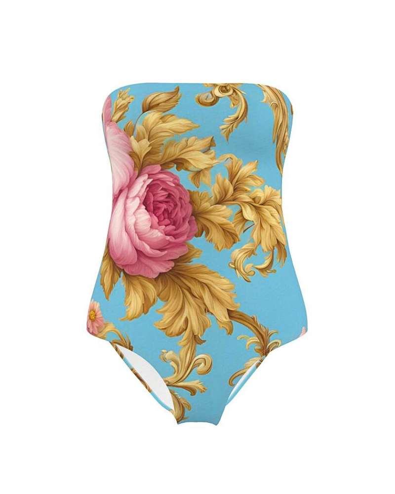 Embrace your inner beach goddess and make a fashion statement with our Strapless Swimsuit. Whether you're lounging at a tropical destination or enjoying a local poolside retreat, this swimsuit is sure to make you feel confident, vibrant, and ready to make a splash.