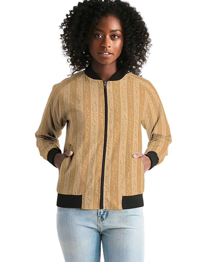 Hand-cut and crafted with care, our Bomber Jacket will set off any look! Pair this design with a clean black shirt and it is bound to turn heads. Its lightweight fabric is lined with the perfect amount of insulation for those chillier months or nights making this a year-round go-to for anyone's wardrobe.
