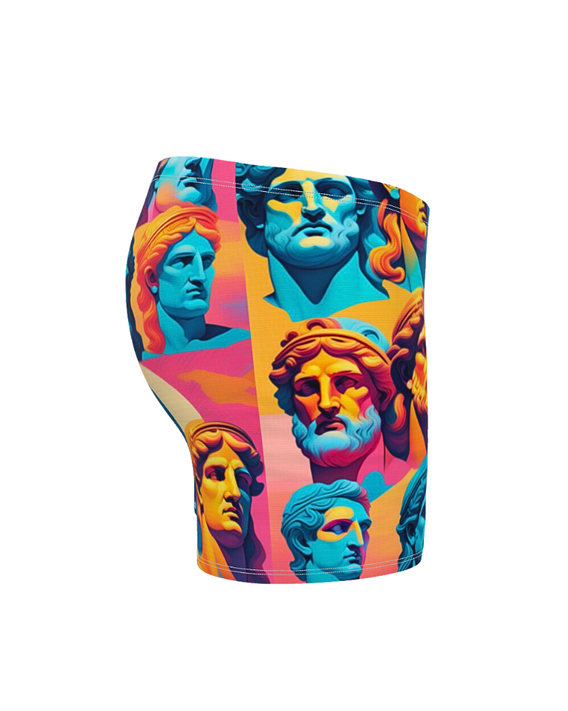 Made from high-quality, quick-drying matte Lycra, these swim shorts offer exceptional performance in and out of the water. The length provides freedom of movement while ensuring a trendy and contemporary look. Their sleek design and attention-grabbing appeal are perfect for beach parties, poolside lounging, or catching waves in style.&nbsp;