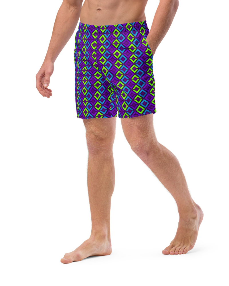 With UPF 50+ protection, these swim trunks keep you shielded from the sun's harmful rays. Complete with mesh pockets and a small inside pocket for your valuables, these swim trunks are both functional and stylish.