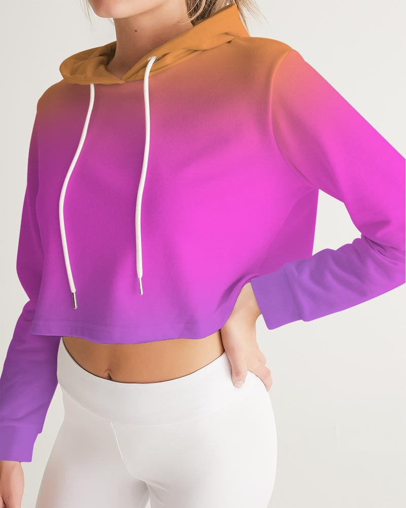 Dusky Auras Cropped Hoodie