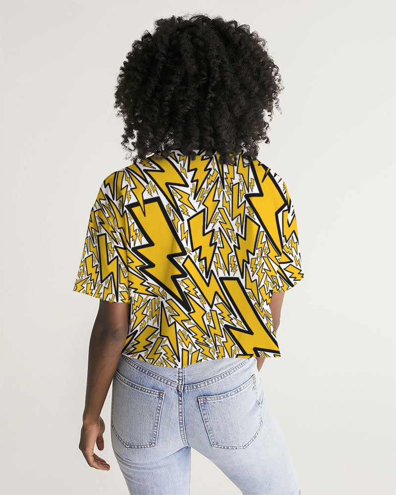 High Voltage Cropped Tee - Alias Unknown