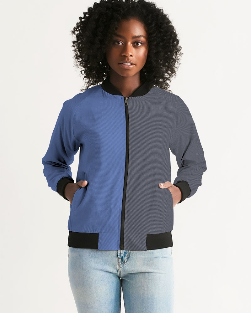 Hand-cut and crafted with care, your custom Bomber Jacket will set off any look! Its lightweight, airy fabric is lined with the perfect amount of insulation for the chillier months making this a great year-round go-to.