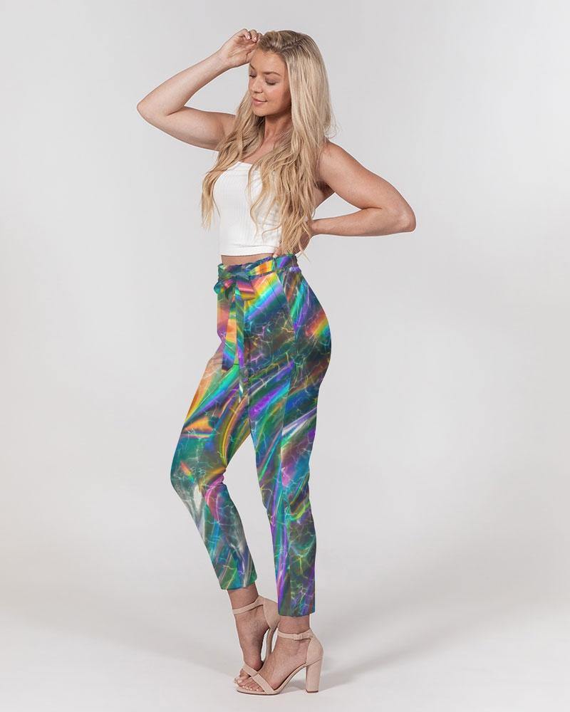 Show off your figure in all the right places with our beautifully made high-waisted tapered pants. Made from smooth chiffon with moderate stretch, they're just as comfortable as they are chic.