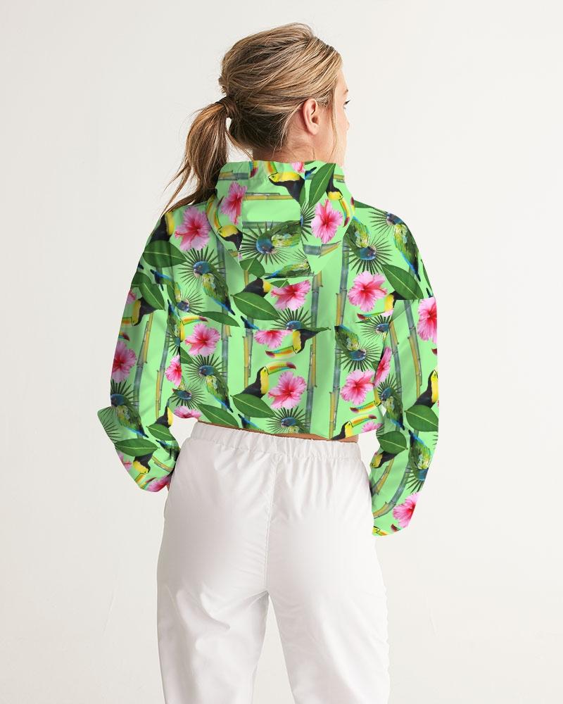 Made of lightweight, water-resistant polyester, our Cropped Windbreaker is a versatile look for wherever your mission may take you. Look cute while you're on the go, or rock this stylish look where it will be noticed.