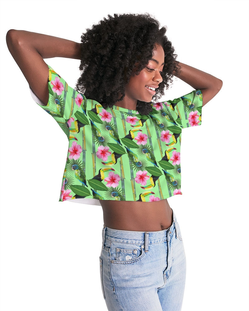 Made of premium french terry, our Safari Print Cropped Tee features a crew neckline, dropped shoulders, and an oversized fit so it will look exactly like a crop top should. It's the perfect casual look for lounging inside the house or out.