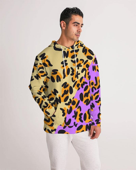 This print was created by using the letters in "Alias Unknown" to create abstract spots similar to a cheetah then placed on different background colors. These bright two-tone designs are the perfect combination of casual and classy. 