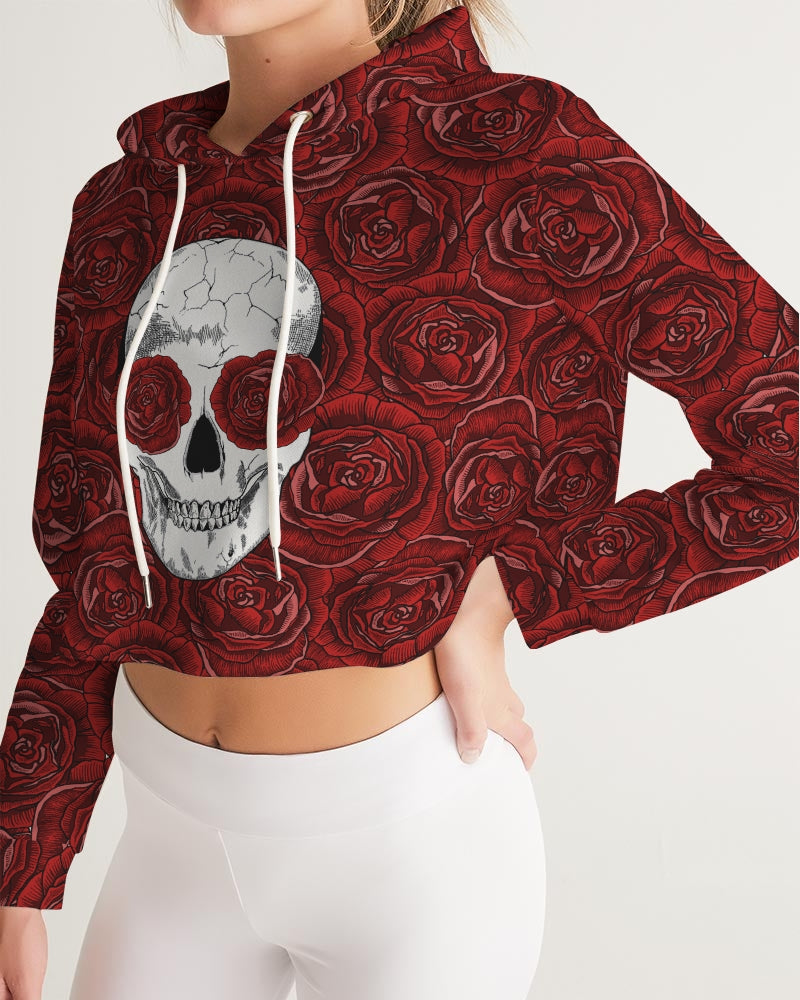 Death Stare Cropped Hoodie - Alias Unknown