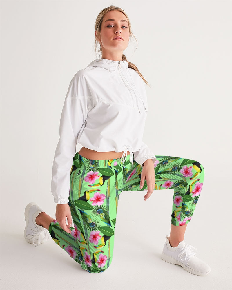 Our Track Pants are both lightweight and versatile. The water-resistant fabric keeps you dry and comfortable so you can get active with ease. With a relaxed fit and mid-rise waist, they're the perfect pants for the "casual" fashion statement.
