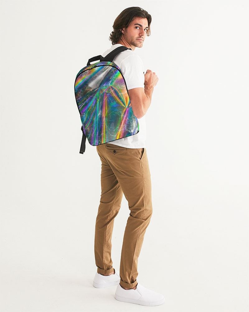 We all love an extra-large bag that has room for all the things you use throughout the day. Our waterproof Large Backpack has two zip pockets, a small slip pocket, a laptop sleeve, and two exterior side pockets to keep your items dry, safe, and ready for use.