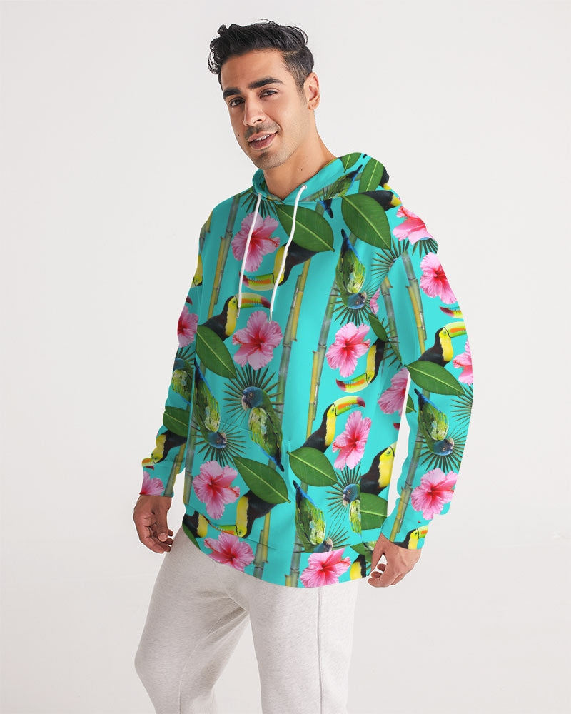 It's a jungle out there so why not "blend in"? This print has a great way of utilizing blues, greens, pinks, yellow, and even orange. Just like a jungle, vibrant, and full of life. Available in blue, green, and pink.
