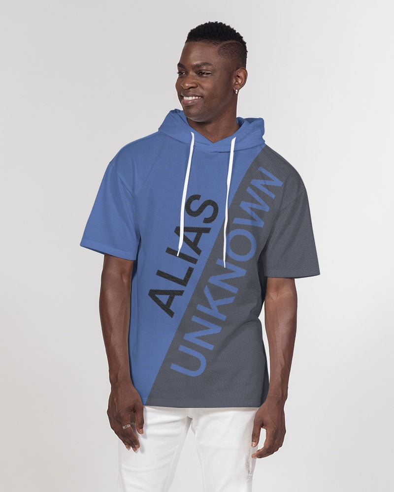 Digital Denim Short Sleeve Hoodie – Alias Unknown