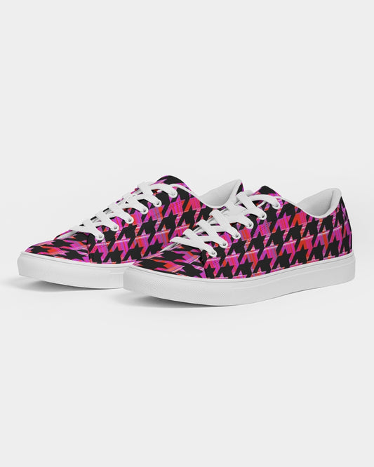 Agent Houndstooth Men's Sized fAUx Leather Sneaker