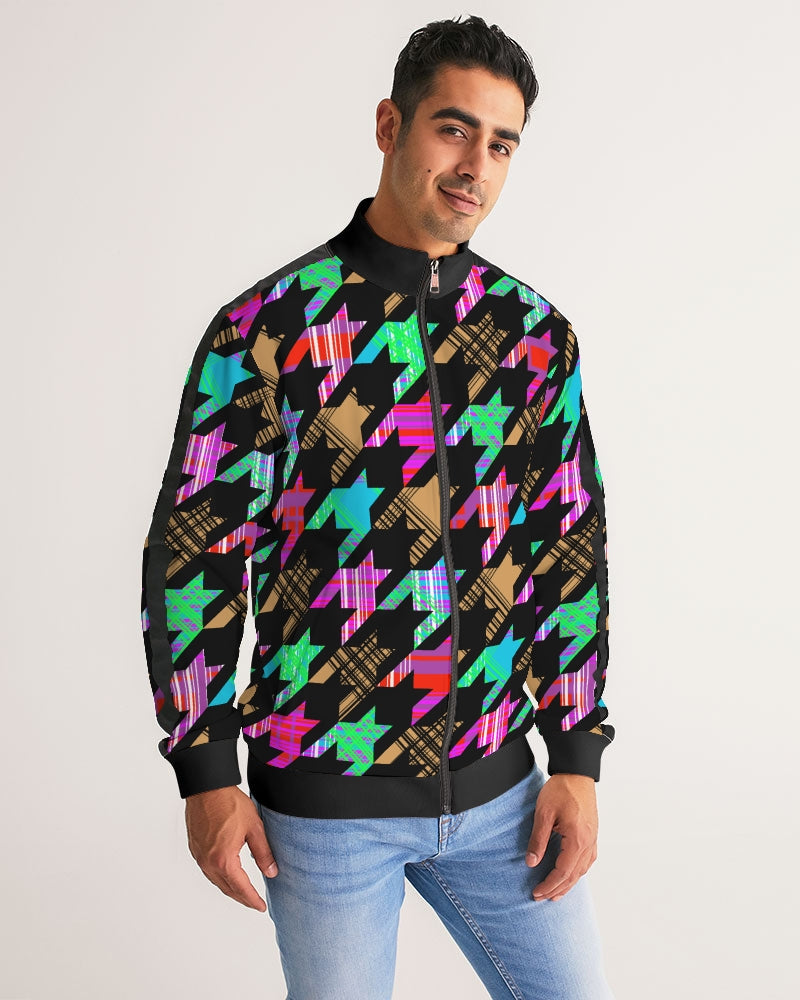 Glitch Stripe Track Jacket