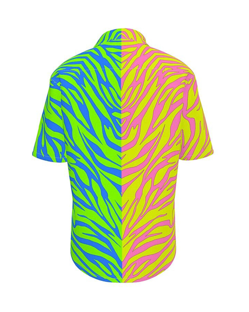 Embrace the striking contrast and let your fashion choices speak volumes. Stand out from the crowd with this unique design that captures the essence of the Savannah in an unforgettable way. Dare to be different and embrace the powerful allure of "Neon Savannah."