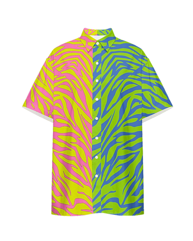 Neon Savannah Button Up Shirt