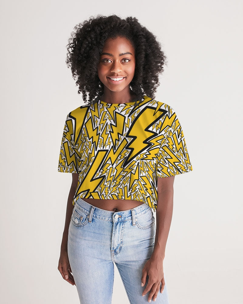 High Voltage Cropped Tee - Alias Unknown
