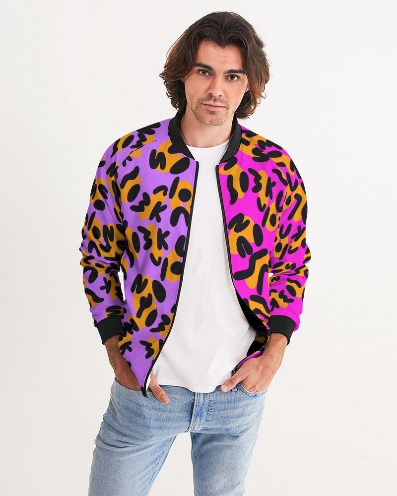 Hand-cut and crafted with care, your custom Bomber Jacket will set off any look! Even pairing it with a clean black or white shirt is bound to turn heads. Its lightweight fabric is lined with the perfect amount of insulation for those chillier months or nights making this a year-round go-to for anyone's wardrobe.