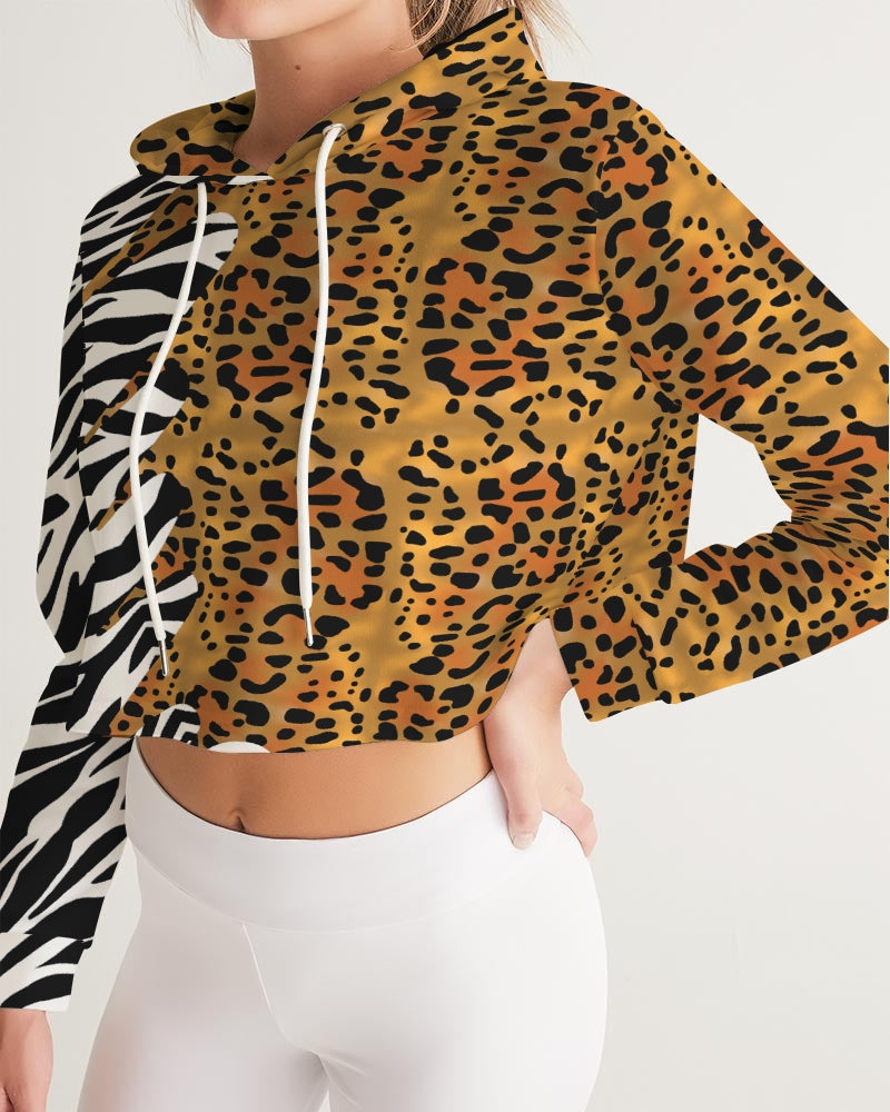 Slay your next mission in this super cute Cropped Hoodie. It is beautifully constructed for an oversize fit in the shoulders with a crop cut length around the waist making this a lounge-worthy staple for anyone's wardrobe.