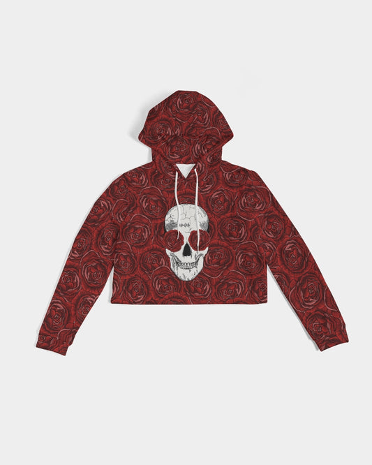 Death Stare Cropped Hoodie - Alias Unknown