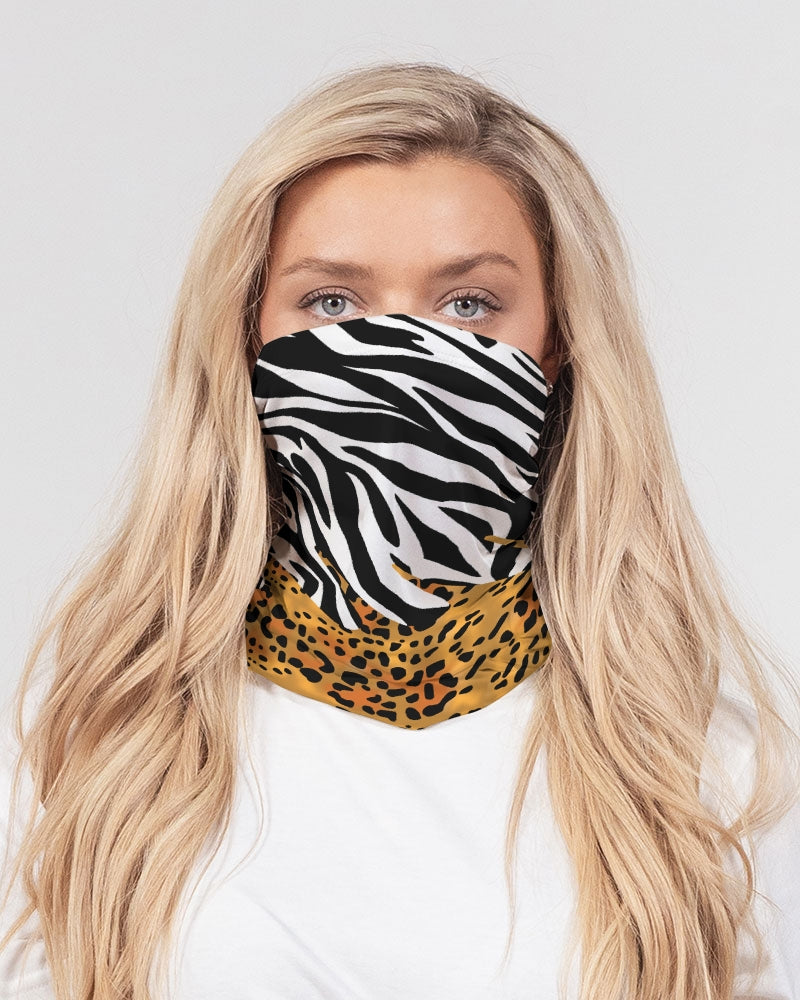 Our Neck Gaiters are made from soft stretchy jersey material. They also provide great protection from the sun and so lightweight that you'll forget you're wearing it. Wear them as a scarf, face mask, headband, beanie, bandana, hood, and more!