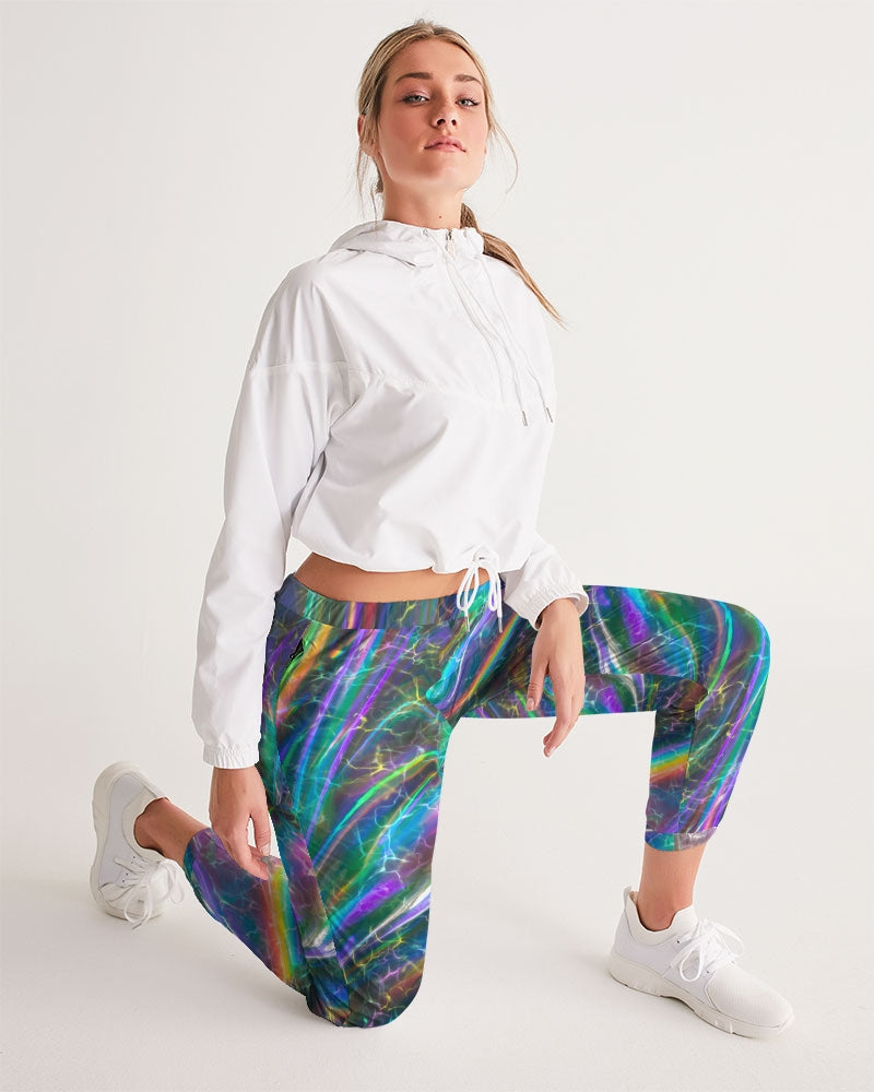 Our Track Pants are both lightweight and versatile. The water-resistant fabric keeps you dry and comfortable so you can stay active with ease. With a relaxed fit and mid-rise waist, they're the perfect pants for a "casual" fashion statement.