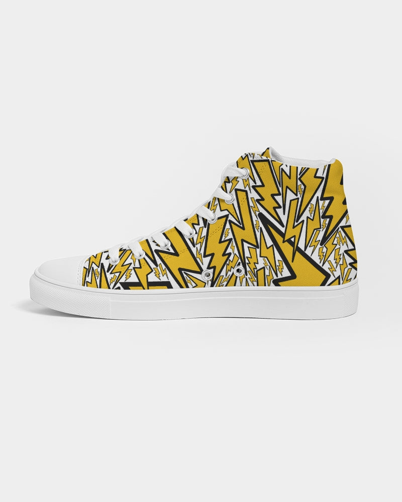 High Voltage Women's Sized High Top Canvas Sneakers - Alias Unknown