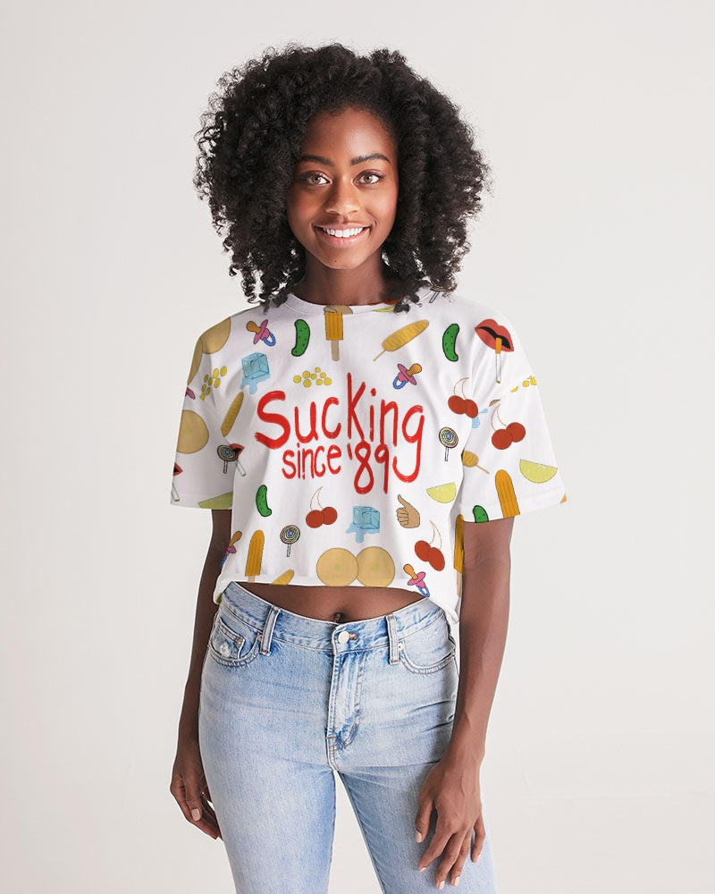 Sucking Since '89 Cropped Tee - Alias Unknown